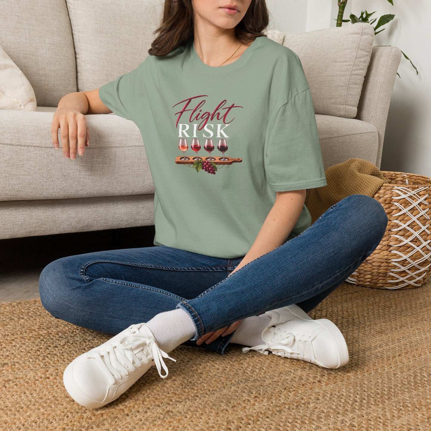 Flight Risk  Crewneck Tee