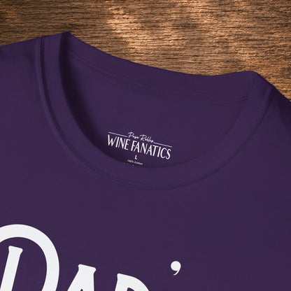 Dad's Reason To Wine Personalized Crew Neck T-Shirt