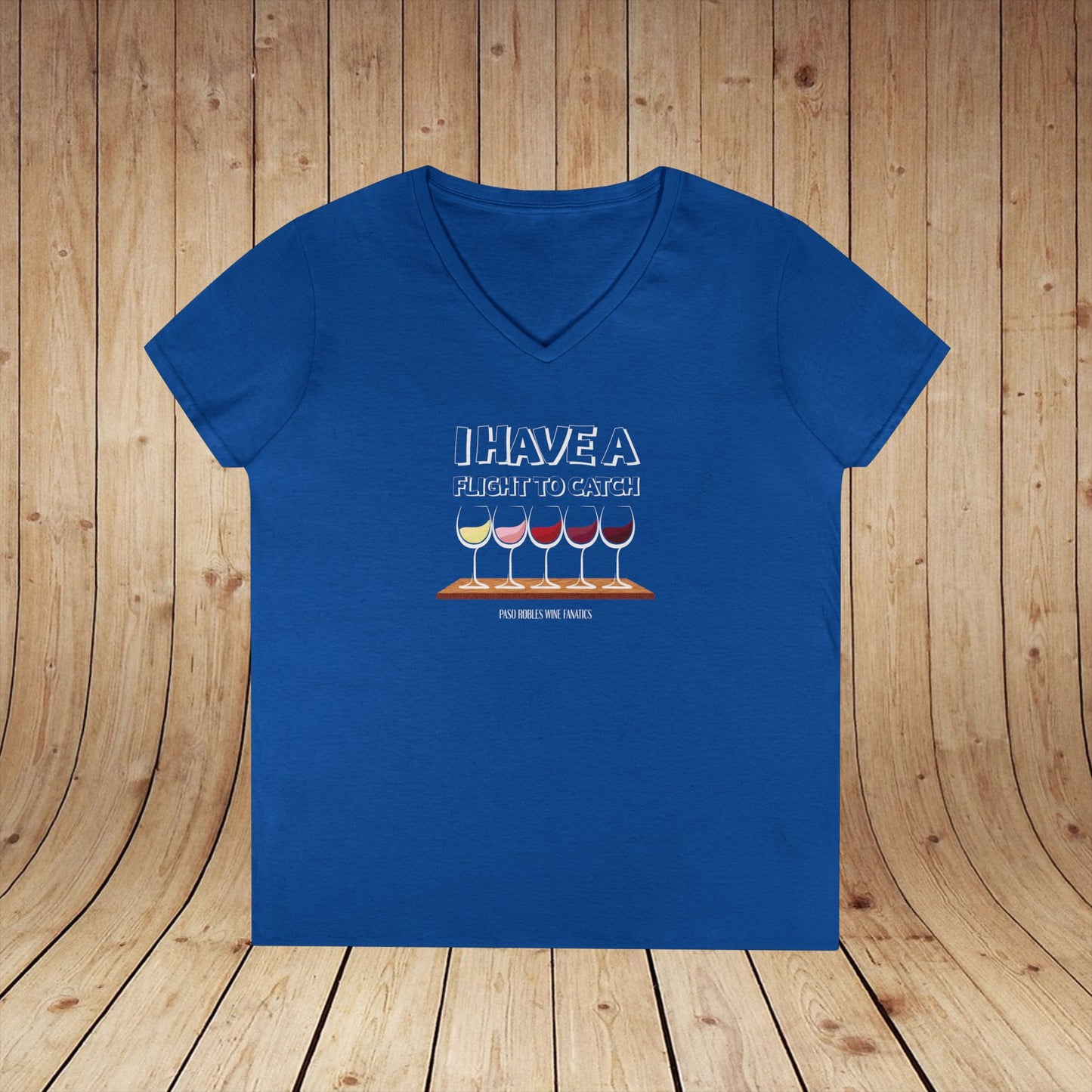 I Have A Flight To Catch Ladies V-Neck  Tee