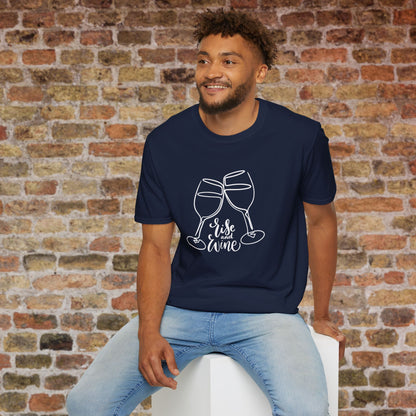Rise & Wine Crewneck Tee
