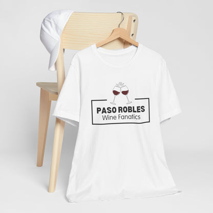 Paso Robles Wine Fanatics Logo Unisex Tee