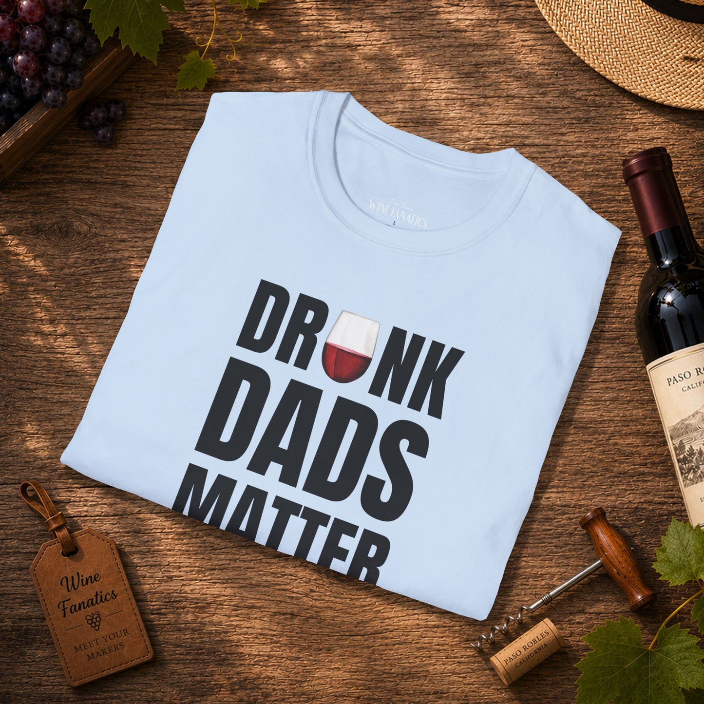 Drunk Dads Matter Crew Neck T-Shirt
