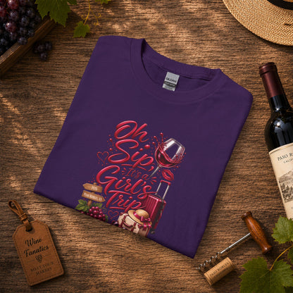 Oh Sip, It's A Girl's Trip Long Sleeve T-Shirt