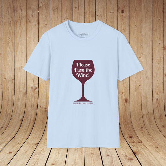Please Paso The Wine Unisex Softstyle T-Shirt