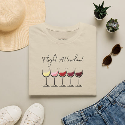 Flight Attendant Crewneck Tee
