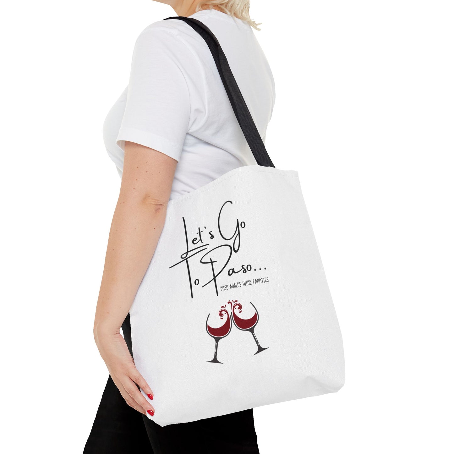 Paso Robles Wine Fanatics Tote Bag -   Logo Design