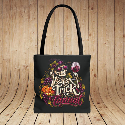Trick Or Tannat Personalized Tote Bag