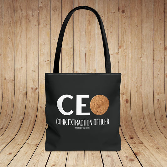 CEO - Cork Extraction Officer Tote Bag