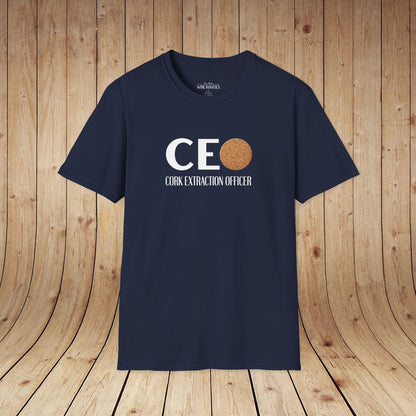 CEO Cork Extraction Officer Unisex Softstyle T-Shirt