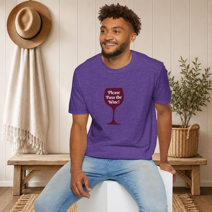 Please Paso The Wine Crewneck Tee