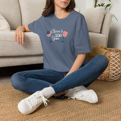 Cheers to 250 Years Independence Day Unisex Softstyle T-Shirt