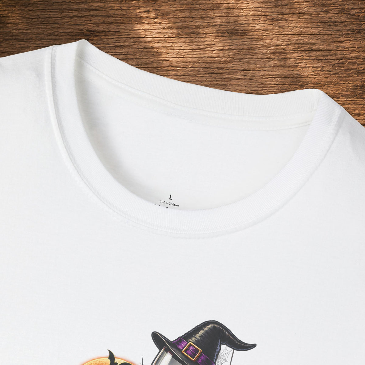 Let's Happy Hallowine Crewneck T-Shirt