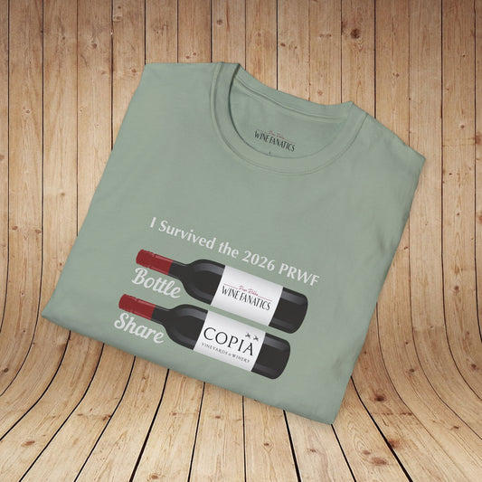 PRWF 2026 Bottle Share Unisex Softstyle T-Shirt