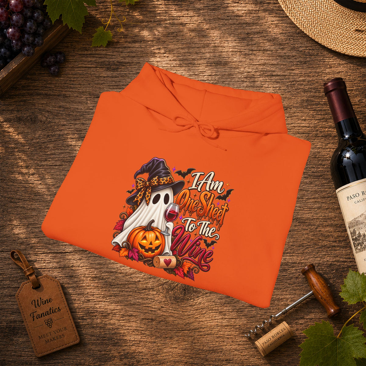 I Am One Sheet To The Wine Hoodie