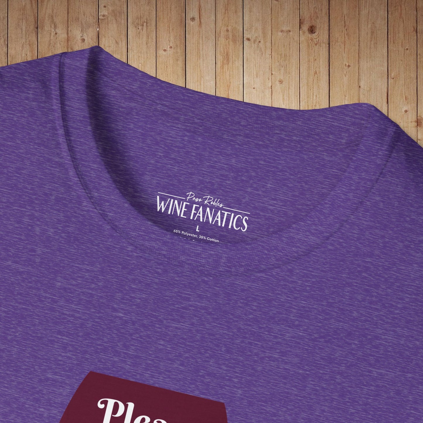 Please Paso The Wine Crewneck Tee