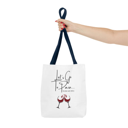 Paso Robles Wine Fanatics Tote Bag -   Logo Design