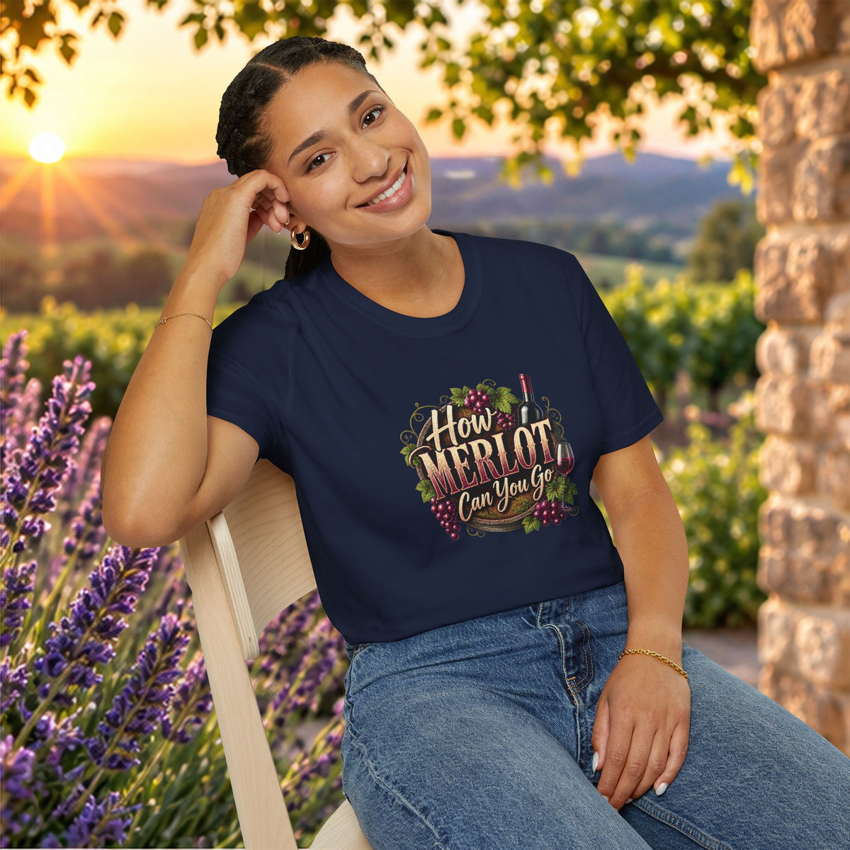 How Merlot Can You Go Crewneck T-Shirt
