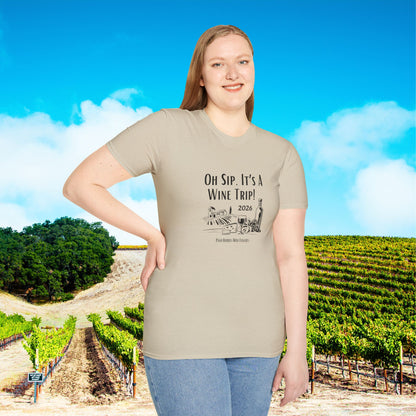 Oh Sip It's A Wine Trip Unisex Softstyle T-Shirt