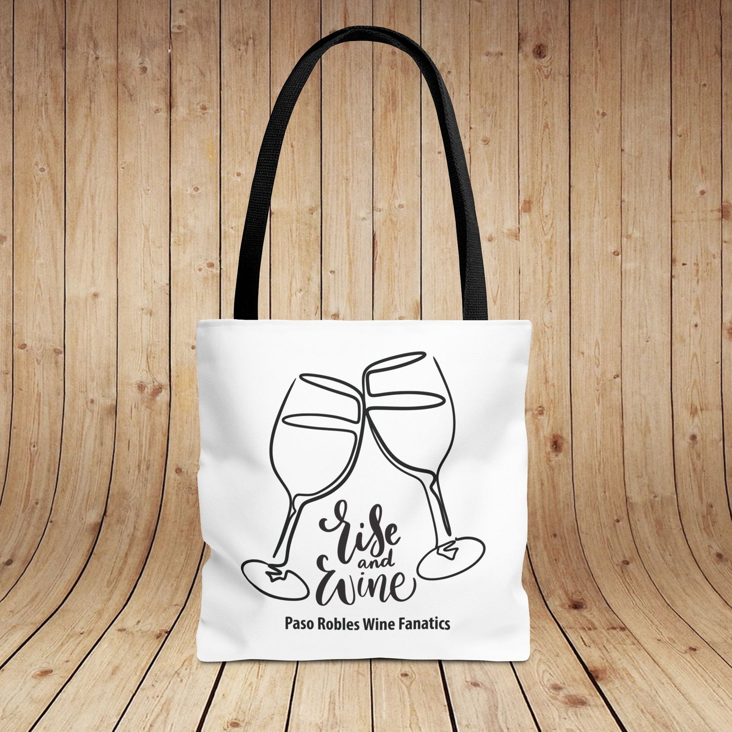 Rise & Wine Tote Bag