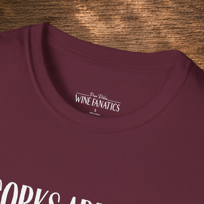 Corks Are For Quitters Crewneck Tee
