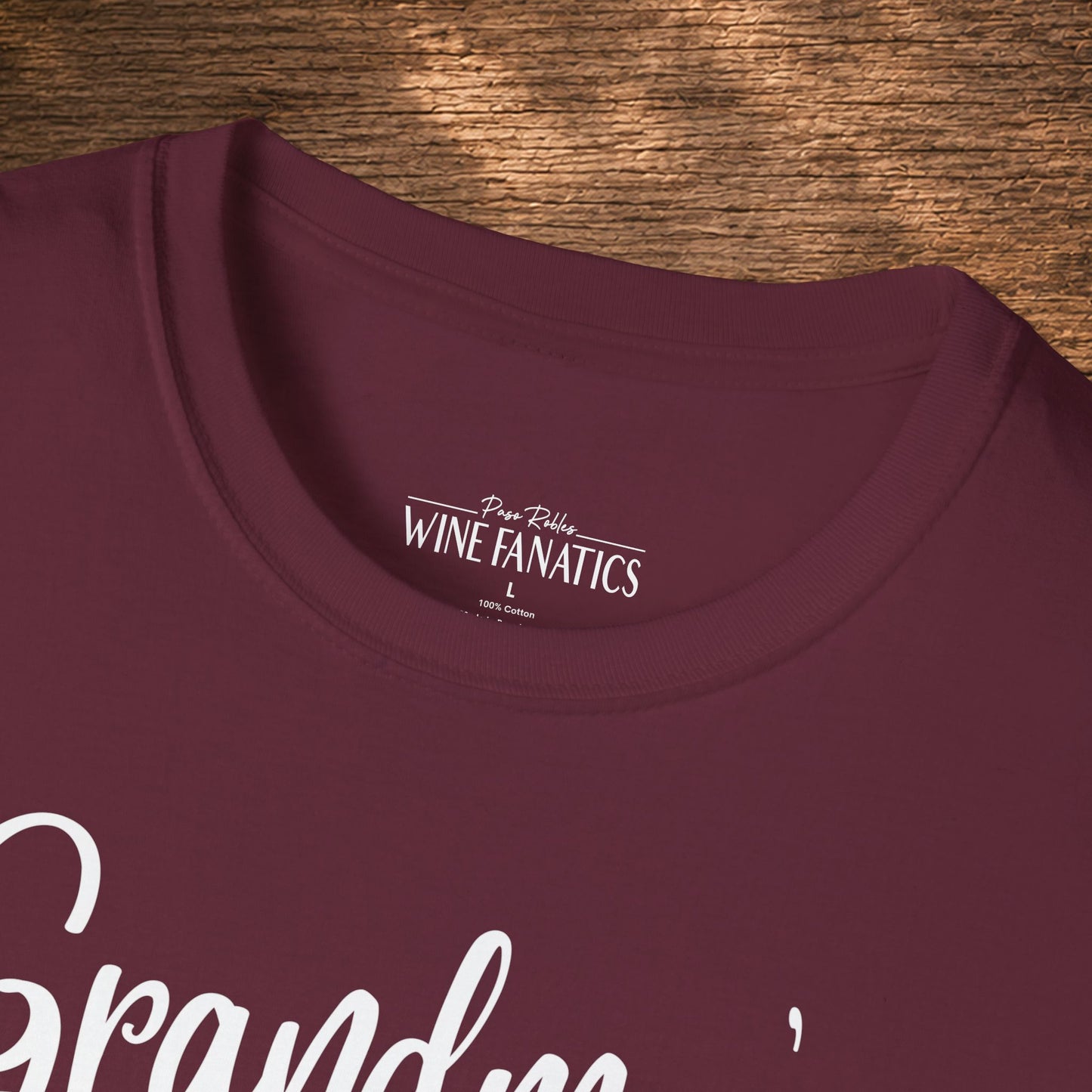 Grandma's Reason To Wine Personalized Crew Neck T-Shirt