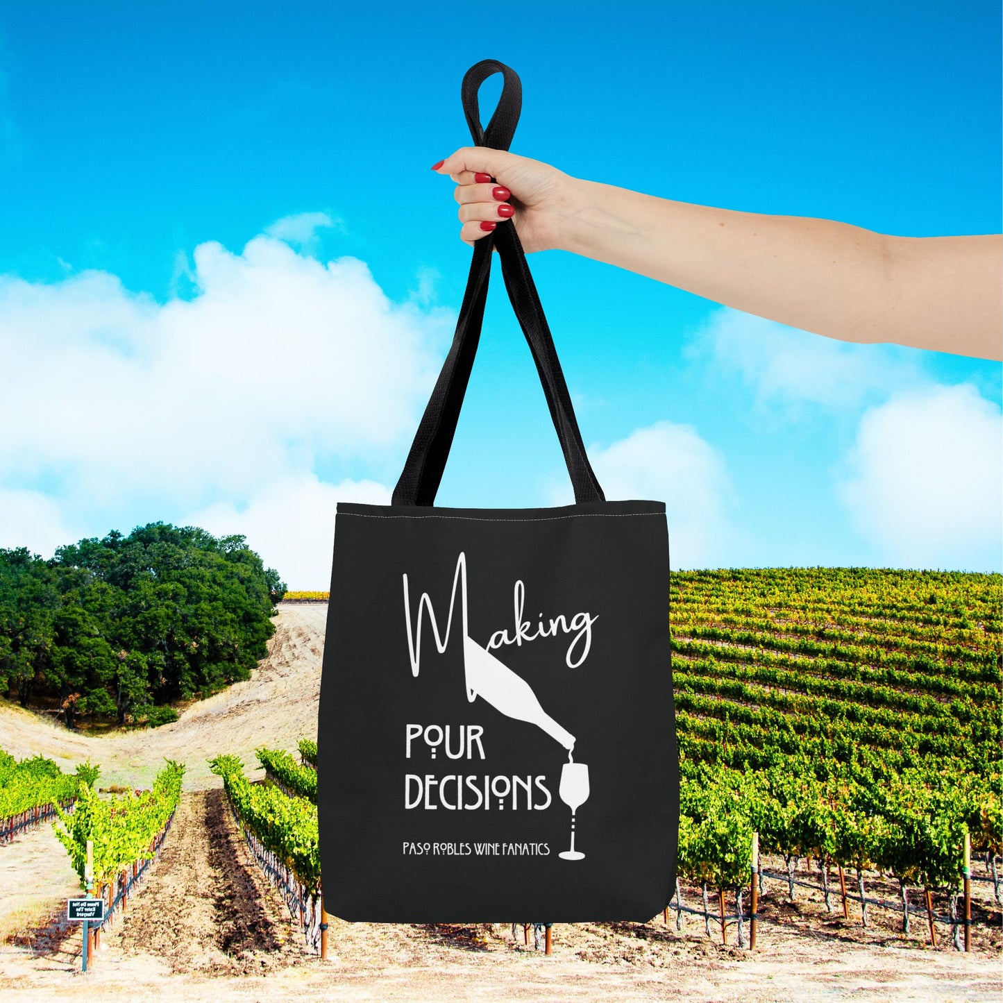 Making Pour Decisions Tote Bag