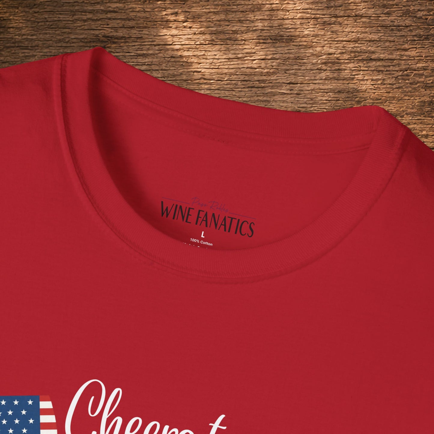 Cheers to 250 Years Independence Day Unisex Softstyle T-Shirt
