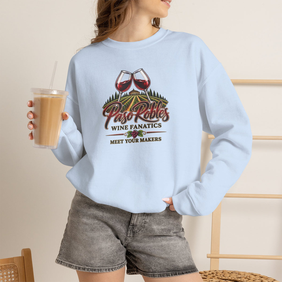 A Toast To Paso Robles Wine Fanatics Sweatshirt