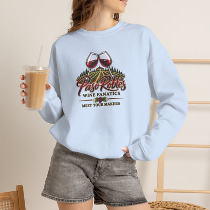 A Toast To Paso Robles Wine Fanatics Sweatshirt
