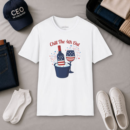 Chill The 4th Out Unisex Softstyle T-Shirt