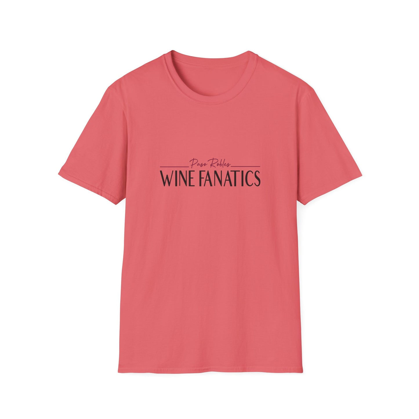 Paso Robles Wine Fanatics Logo Unisex Softstyle T-Shirt