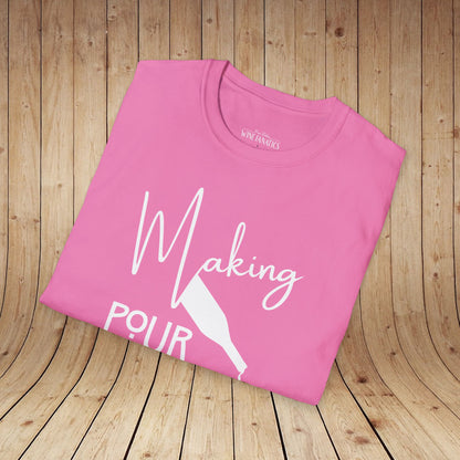 Napa Valley - Making Pour Decisions Unisex Softstyle Tee