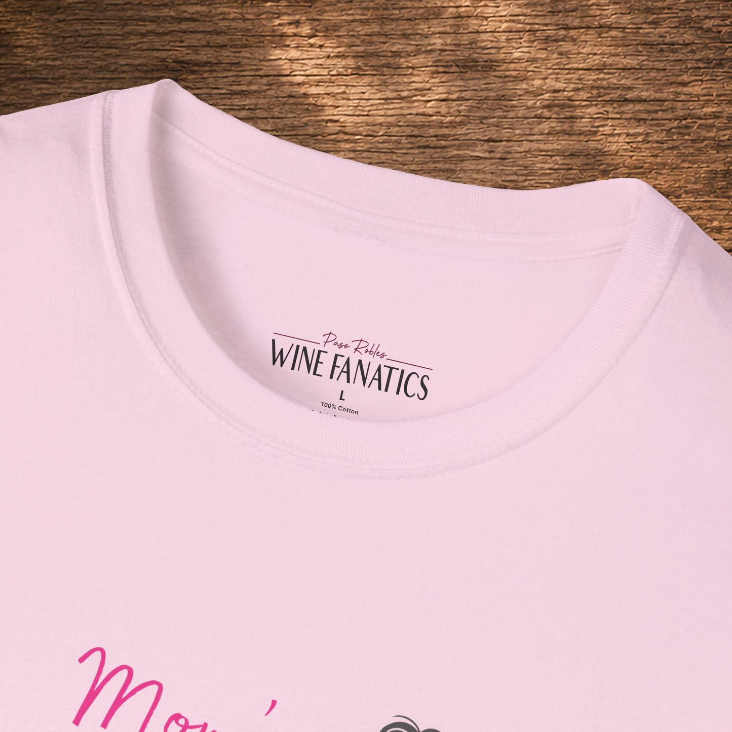 Mom's superpower, turning whine into Wine! Crewneck Tee