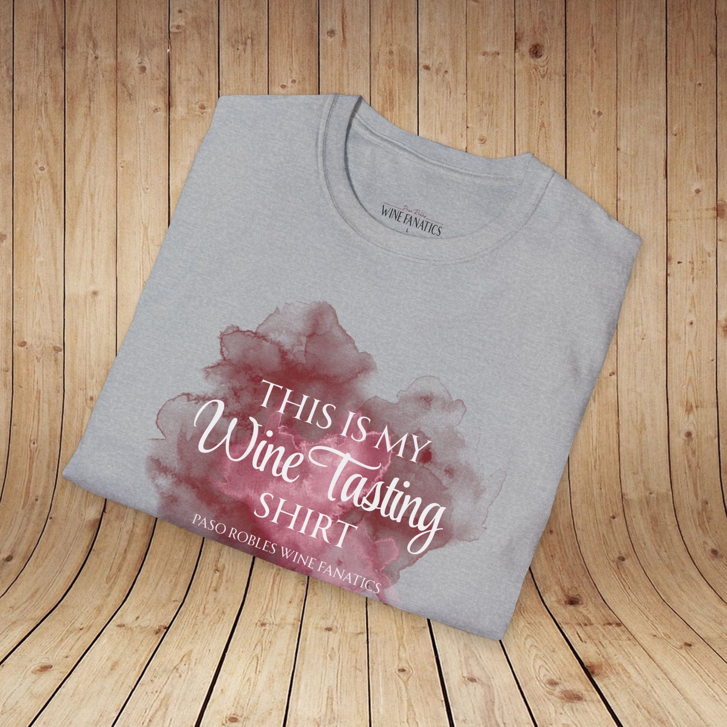 This Is My Wine Tasting Shirt (stain) Unisex Softstyle T-Shirt