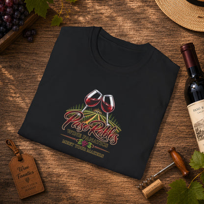 Paso Robles Wine Fanatics Meet Your Makers Crewneck T-Shirt