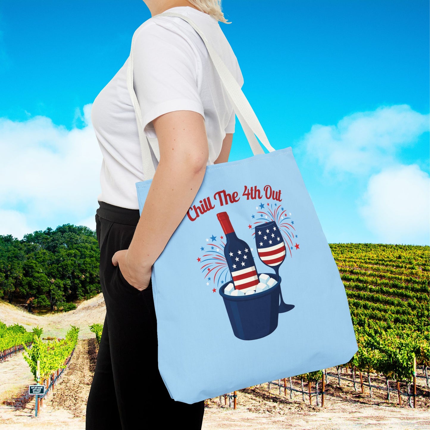 Chill The 4th Out Tote Bag