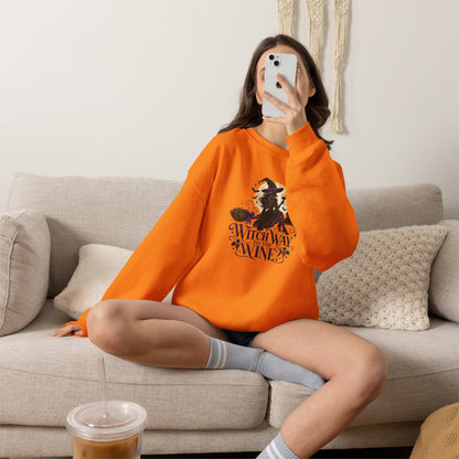 Witch Way To The Wine Sweatshirt