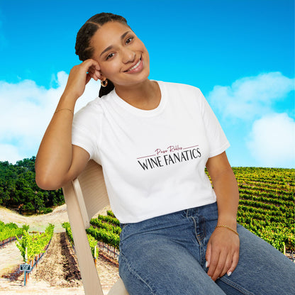 Paso Robles Wine Fanatics Logo Unisex Softstyle T-Shirt