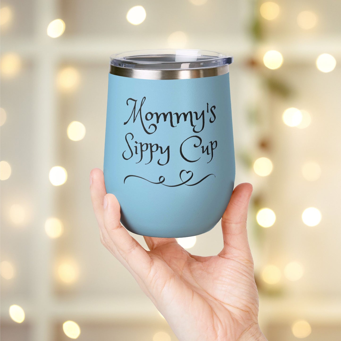 Mommy's Sippy Cup Personalized Wine Tumbler