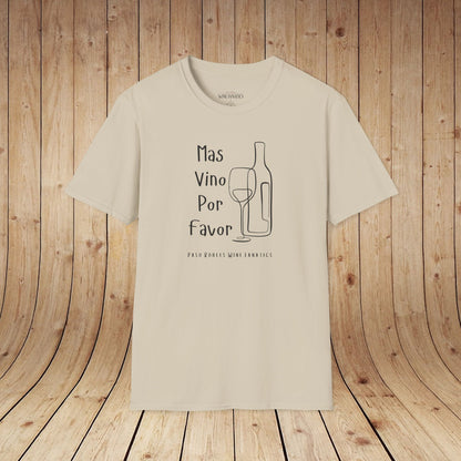 Mas Vino Por Favor Unisex Softstyle T-Shirt