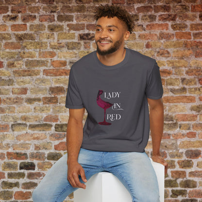 Lady In Red Crewneck Tee