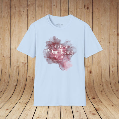 This Is My Wine Tasting Shirt (stain) Unisex Softstyle T-Shirt