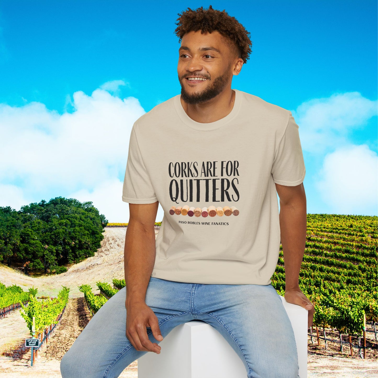 Corks Are For Quitters Unisex Softstyle T-Shirt