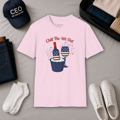 Chill The 4th Out Unisex Softstyle T-Shirt