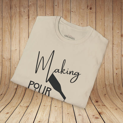 Sonoma County - Making Pour Decisions Unisex Softstyle Tee