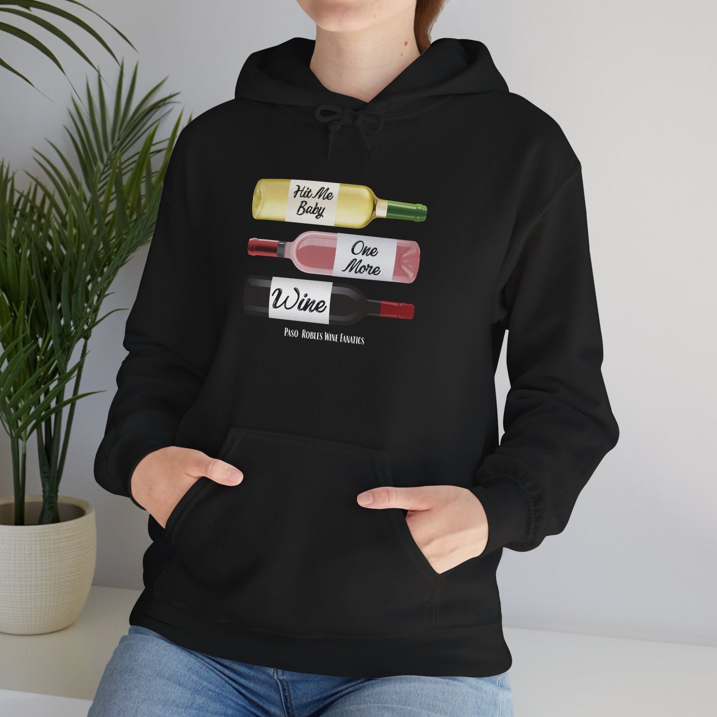 Hit Me Baby One More Wine Hoodie