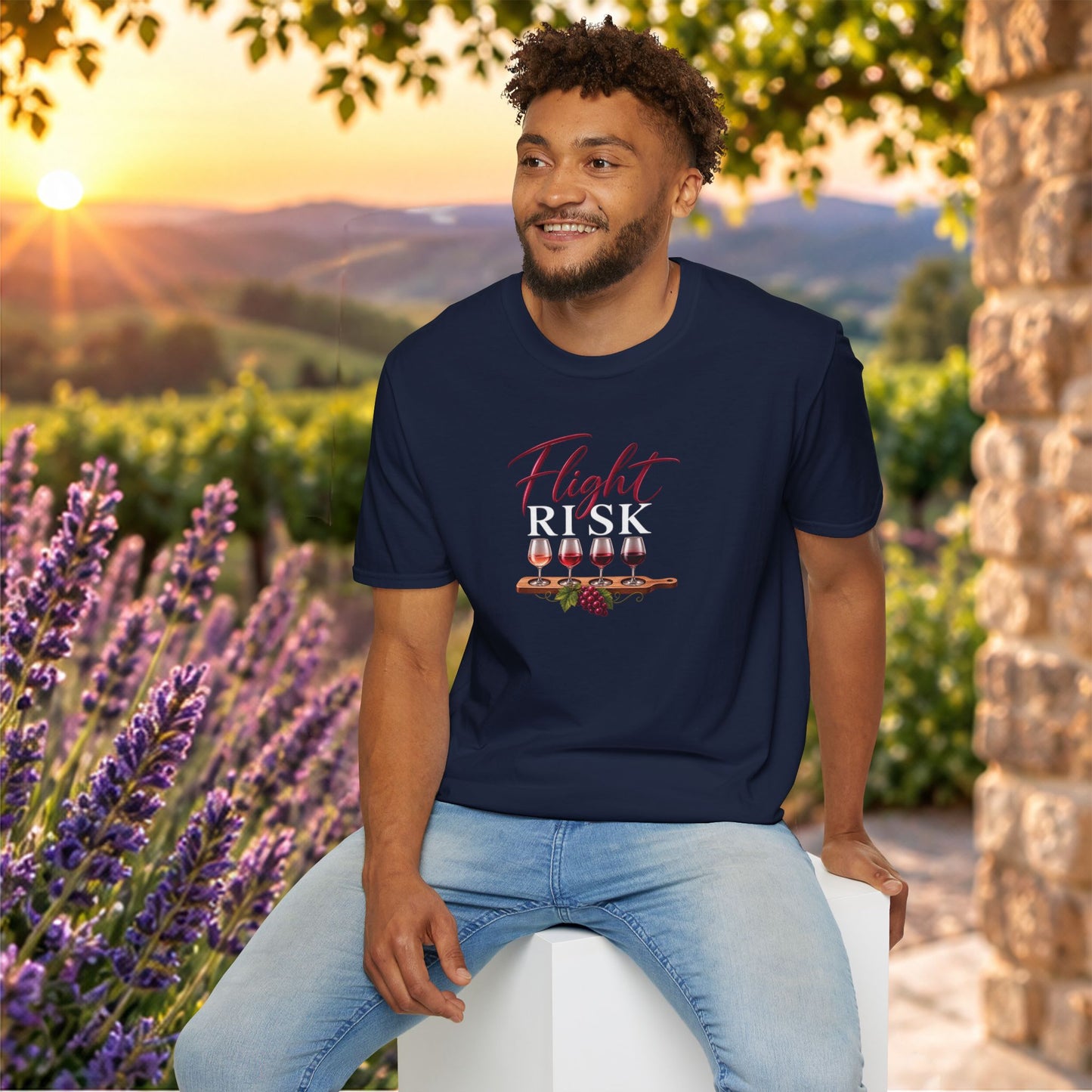 Flight Risk  Crewneck Tee