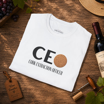 CEO Cork Extraction Officer Unisex Softstyle T-Shirt