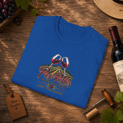 Paso Robles Wine Fanatics Meet Your Makers Crewneck T-Shirt