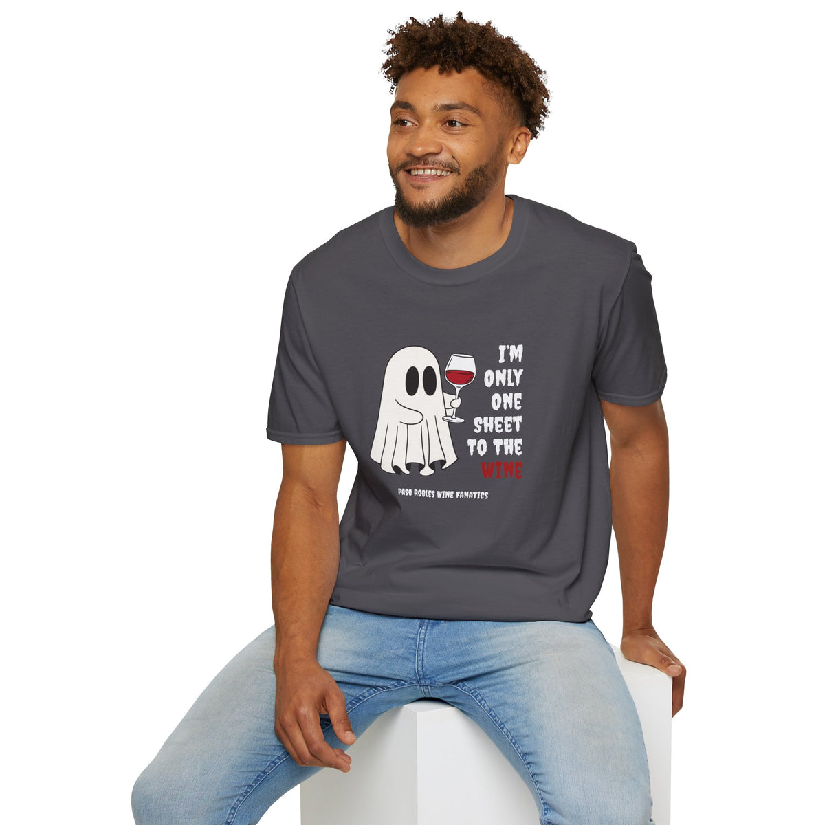 One Sheet To The Wine Unisex Softstyle T-Shirt